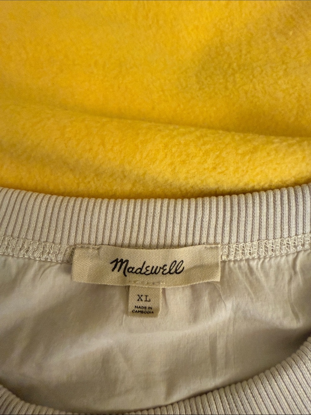 Madewell sweatshirt with pockets